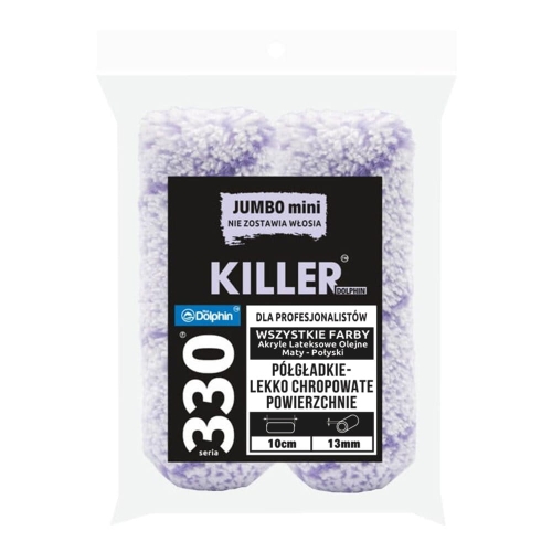 330 Wałek JUMBO mini KILLER 10cm / włos 13mm x2.jpg
