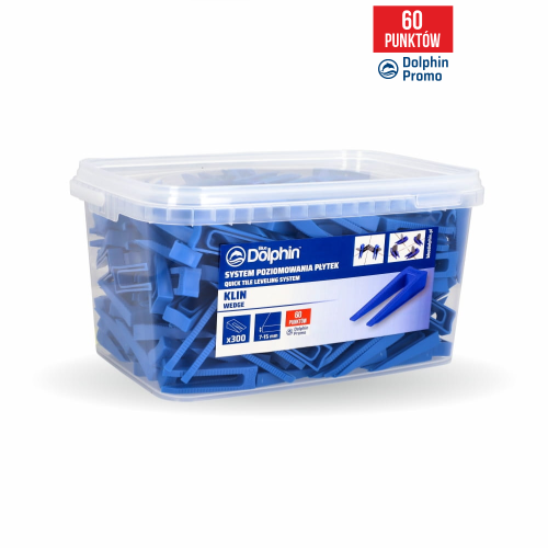 Klin do Systemu Poziomowania Płytek Blue Dolphin