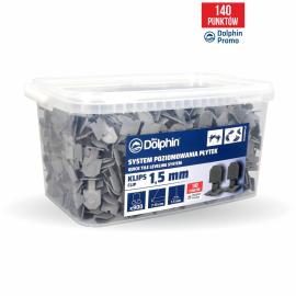 Klipsy 1,5mm do Systemu Poziomowania Płytek Blue Dolphin - 900szt.