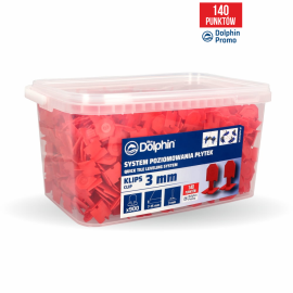 Klipsy 3mm do Systemu Poziomowania Płytek Blue Dolphin - 900szt.