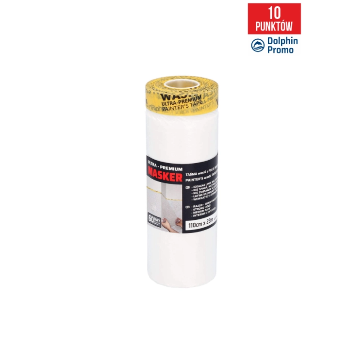 Masker Washi z folią malarską 110cm x 23m