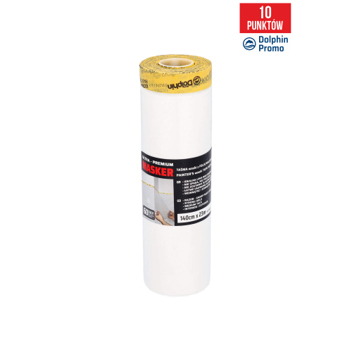 Masker Washi z folią malarską 140cm x 23m