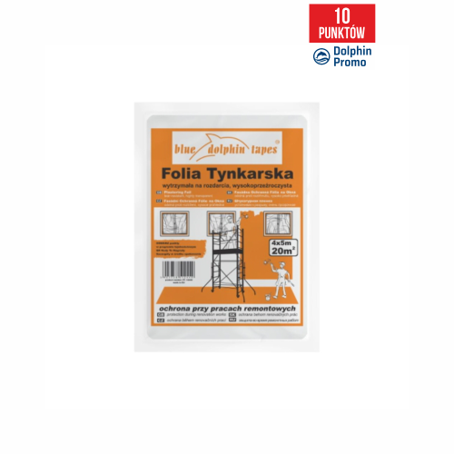 Folia tynkarska 4m x 5m