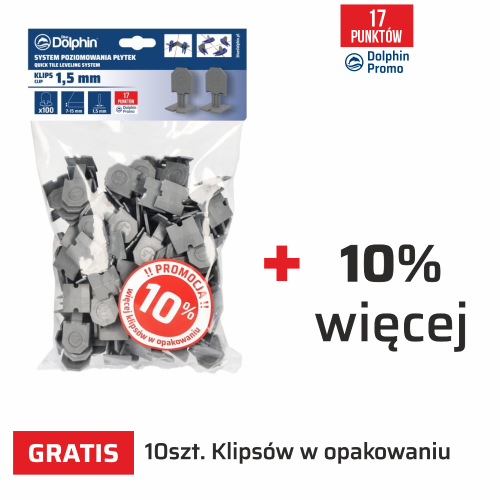 Klipsy do Systemu Poziomowania Płytek Blue Dolphin