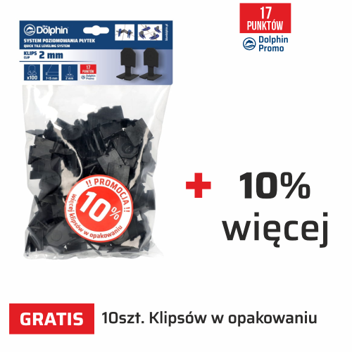 Klipsy do Systemu Poziomowania Płytek Blue Dolphin