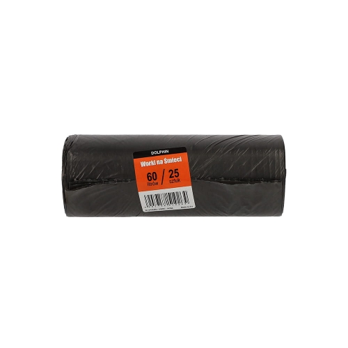 Worki na śmieci - czarne 60l x 25szt.