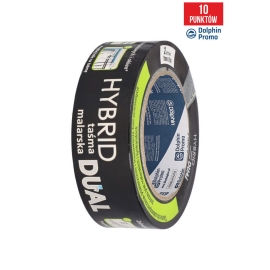 Taśma malarska zabezpieczająca HYBRID DUAL 19mm x 25m x 2szt.