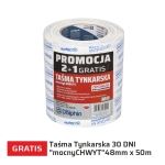 2-PAK Taśma Tynkarska 30 DNI mocnyCHWYT 48mm x 50m 2+1 GRATIS 