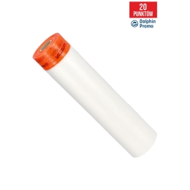 PRO-MASKER Tynkarski pomarańczowy z grubą folią, 210cm x 15m